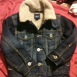 NWOT GAP SHERPA DENIM JACKET